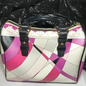 バッグ EmilioPucci bostonbag pucci pattern Vtg 1960's Emilio Pucci Velvet Bag Purse Floral Geometric | eBay